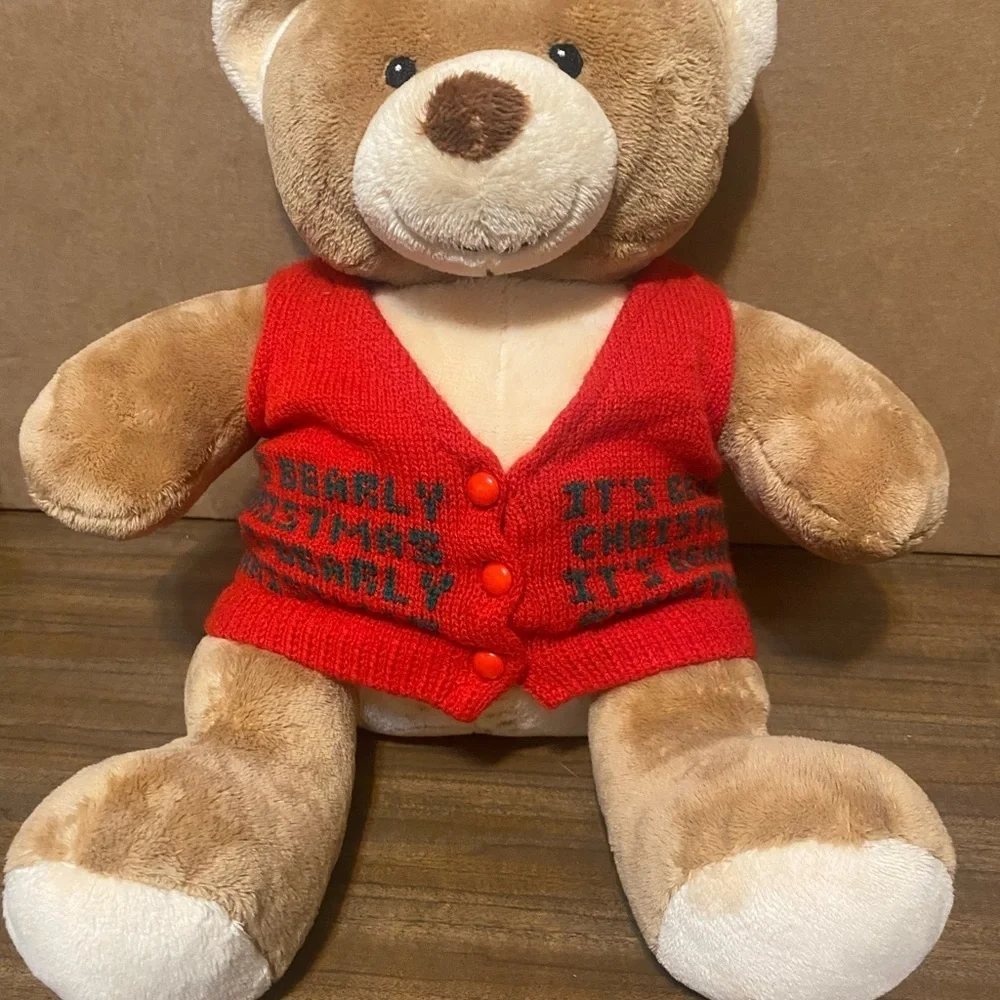 Bear Teddy Bear Plush Christmas Sweater